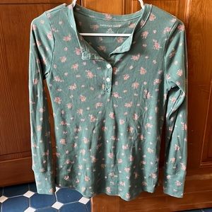 American Eagle cotton long sleeve shirt